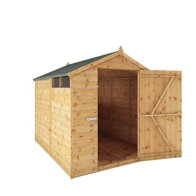 Mercia Shiplap Security Apex Shed (8x6) (SI-001-004-0117 - EAN 5029442006529)