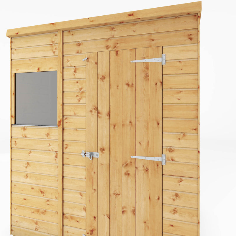 Mercia Shiplap Pent Shed (6x4) (SI-001-004-0124 - EAN 5029442006635)