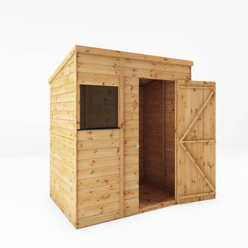 Mercia Shiplap Pent Shed (6x4) (SI-001-004-0124 - EAN 5029442006635)