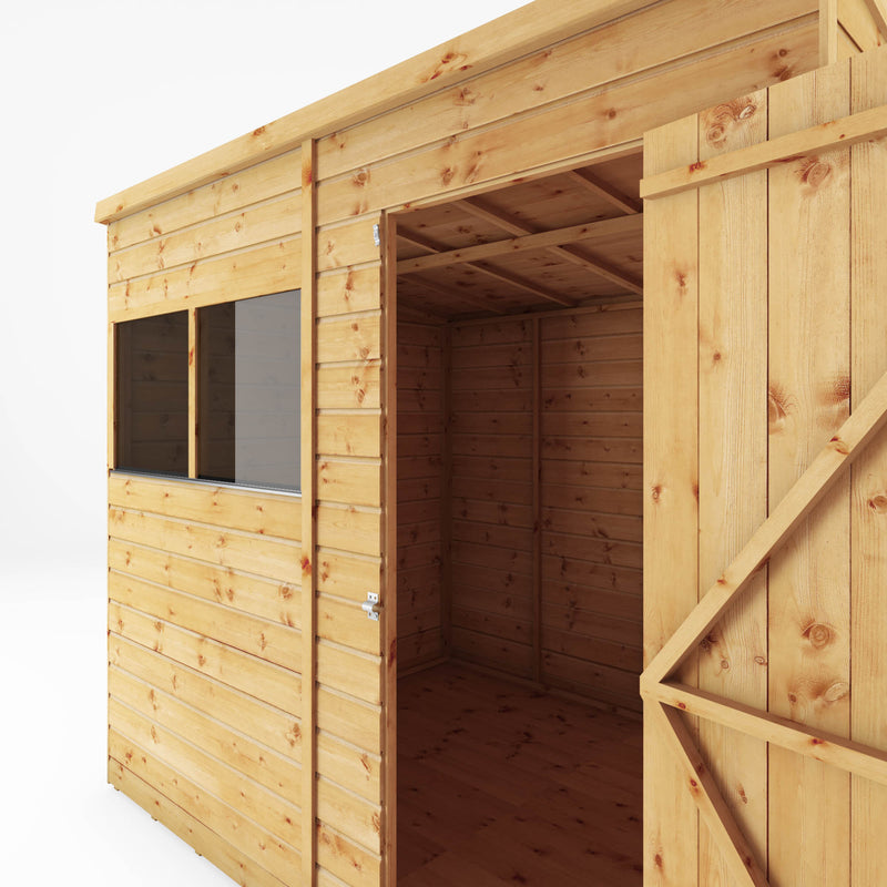 Mercia Shiplap Pent Shed (8x6) (SI-001-004-0125 - EAN 5029442006642)