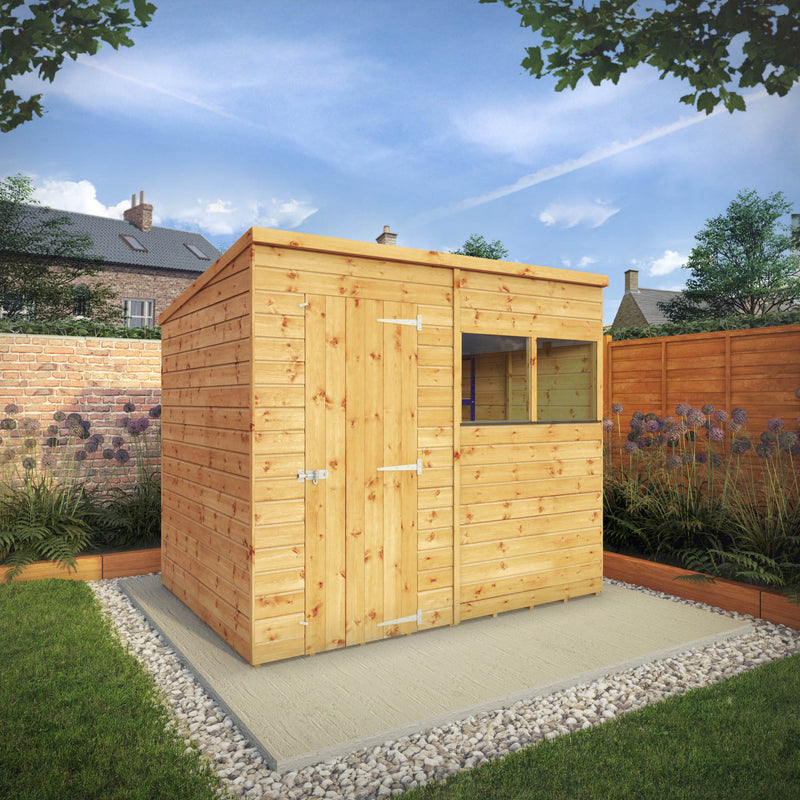 Mercia Shiplap Pent Shed (8x6) (SI-001-004-0125 - EAN 5029442006642)