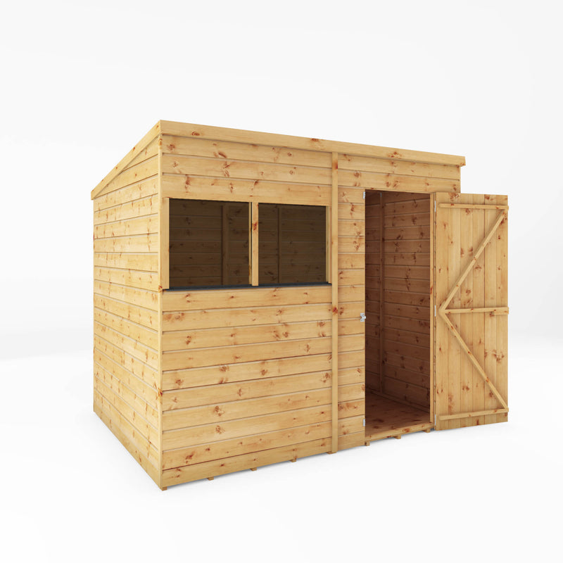 Mercia Shiplap Pent Shed (8x6) (SI-001-004-0125 - EAN 5029442006642)