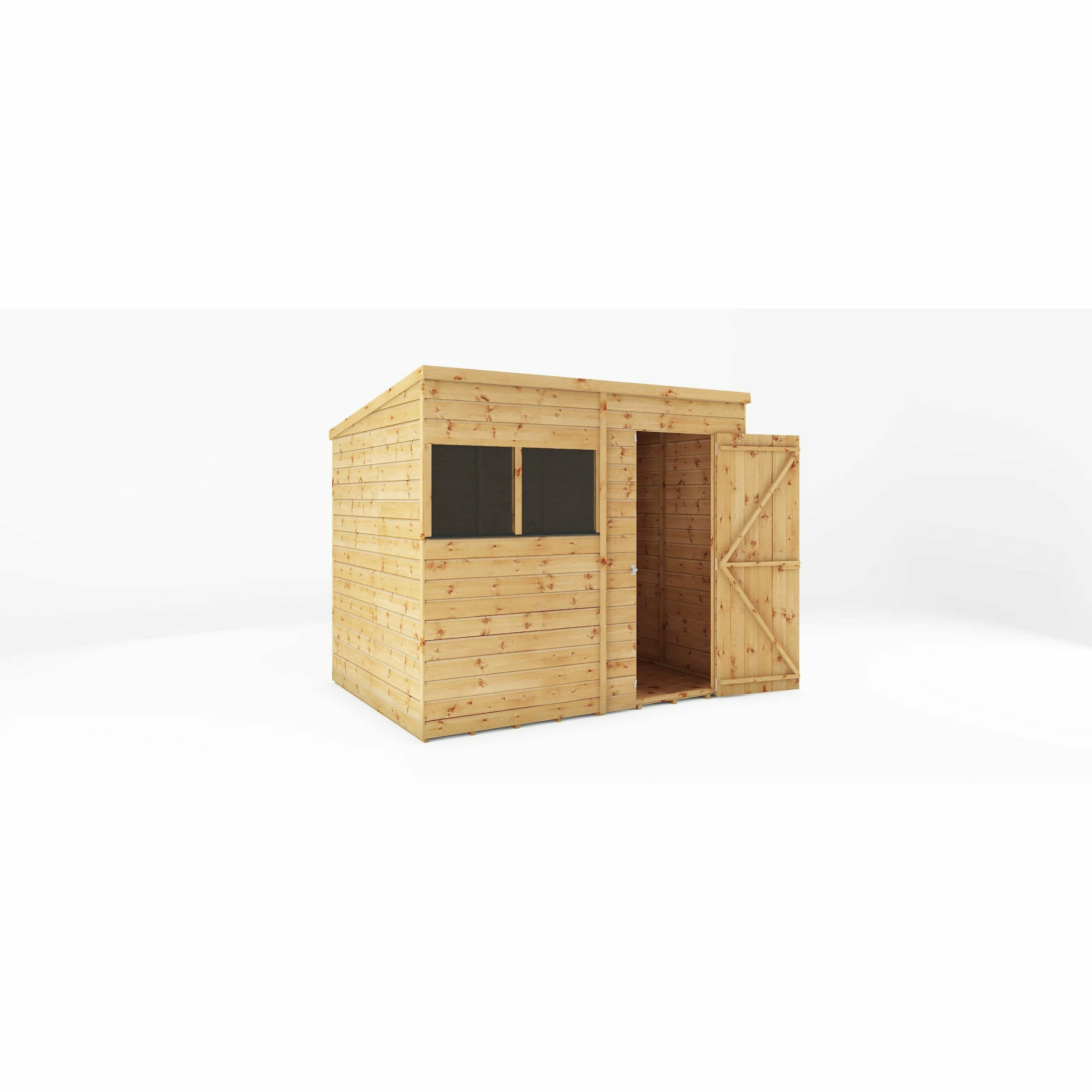 Mercia Shiplap Pent Shed (8x6) (SI-001-004-0125 - EAN 5029442006642)