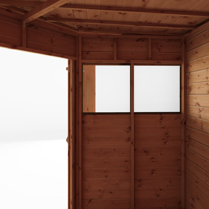 Mercia Shiplap Corner Shed (7 x 7) (SI-001-004-0127 - EAN 5029442006628)