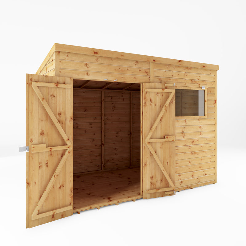 Mercia Premium Shiplap Pent Shed (10x6) (SI-001-004-0128 - EAN 5029442006185)