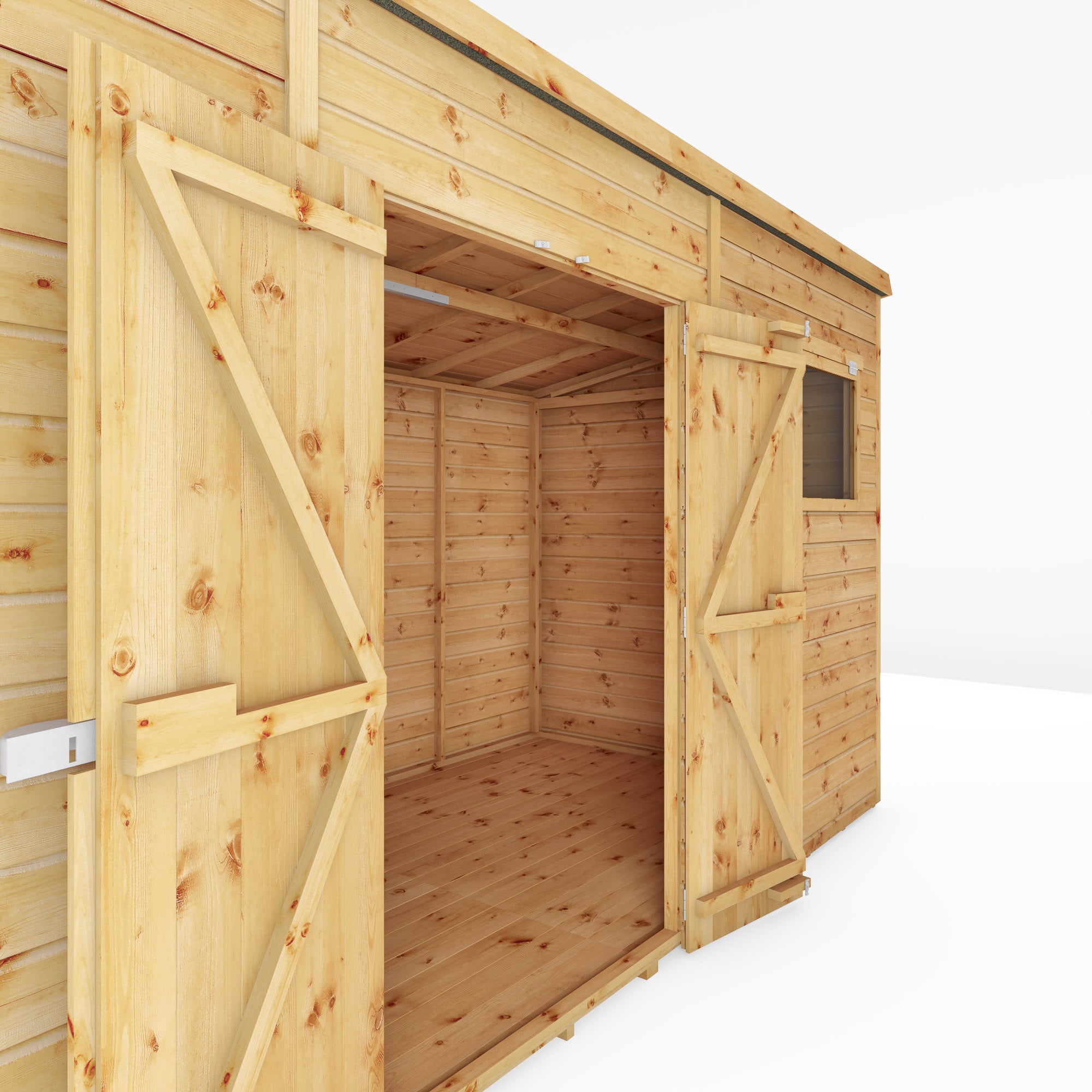 Mercia Premium Shiplap Pent (12x8) (SI-001-004-0132 - EAN 5029442006215)
