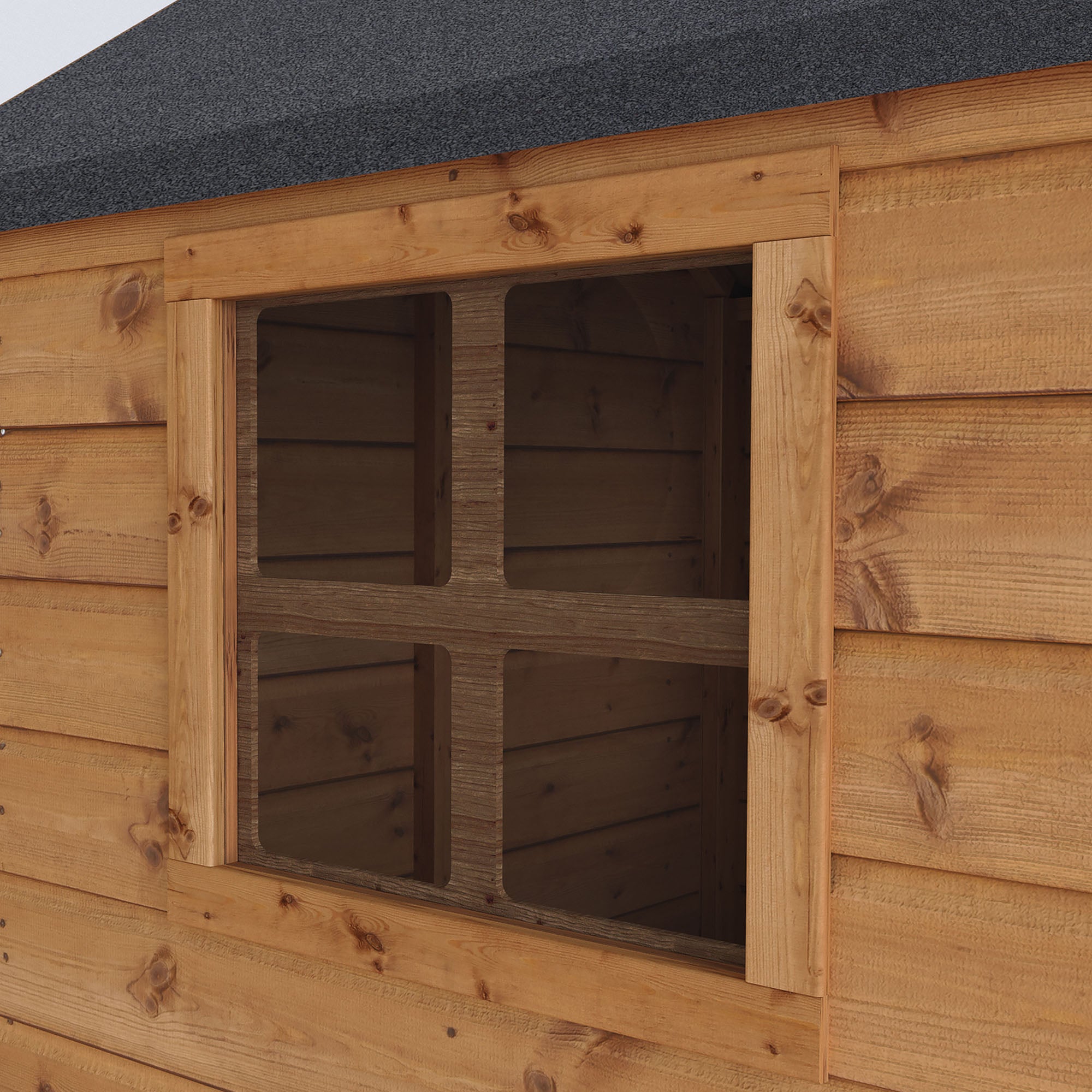 Mercia Poppy Apex Wooden Playhouse (5x5) (SI-002-001-0022 - EAN 5029442076362)