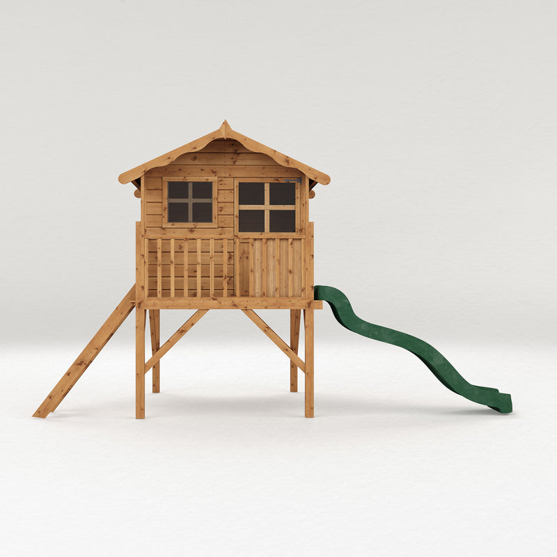 Mercia Poppy Wooden Playhouse with Tower and Slide (SI-002-001-0024 - EAN 5029442076386)