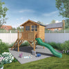 Mercia Poppy Wooden Playhouse with Tower and Slide (SI-002-001-0024 - EAN 5029442076386)