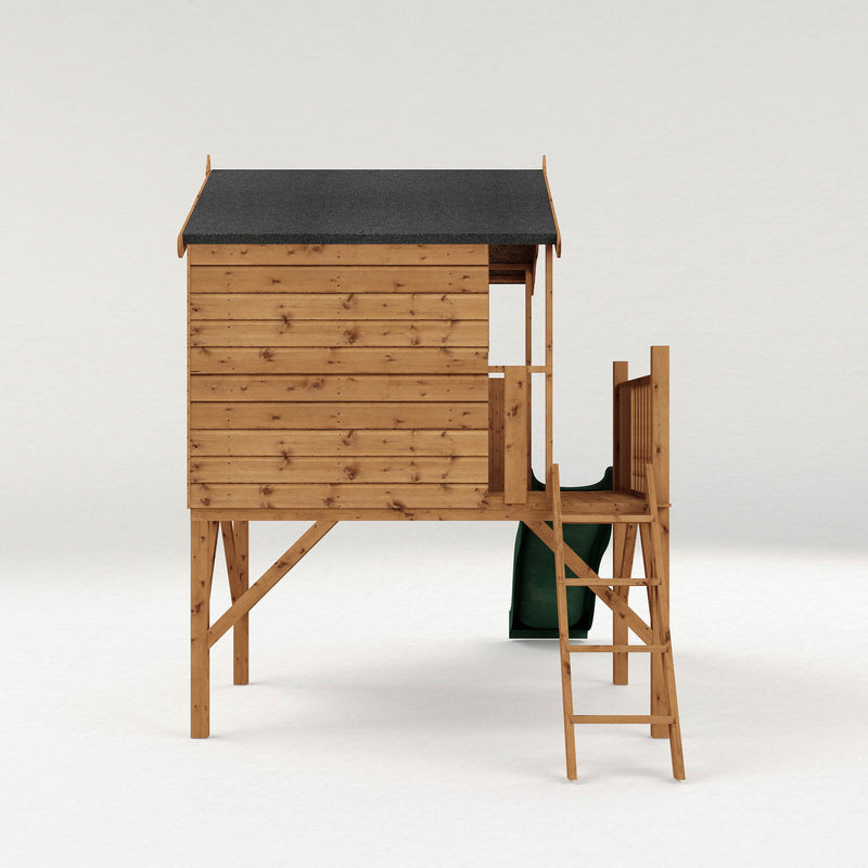 Mercia Poppy Wooden Playhouse with Tower and Slide (SI-002-001-0024 - EAN 5029442076386)