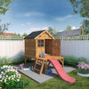 Mercia Snug Wooden Playhouse with Tower and Slide (SI-002-001-0040 - EAN 5029442080819)