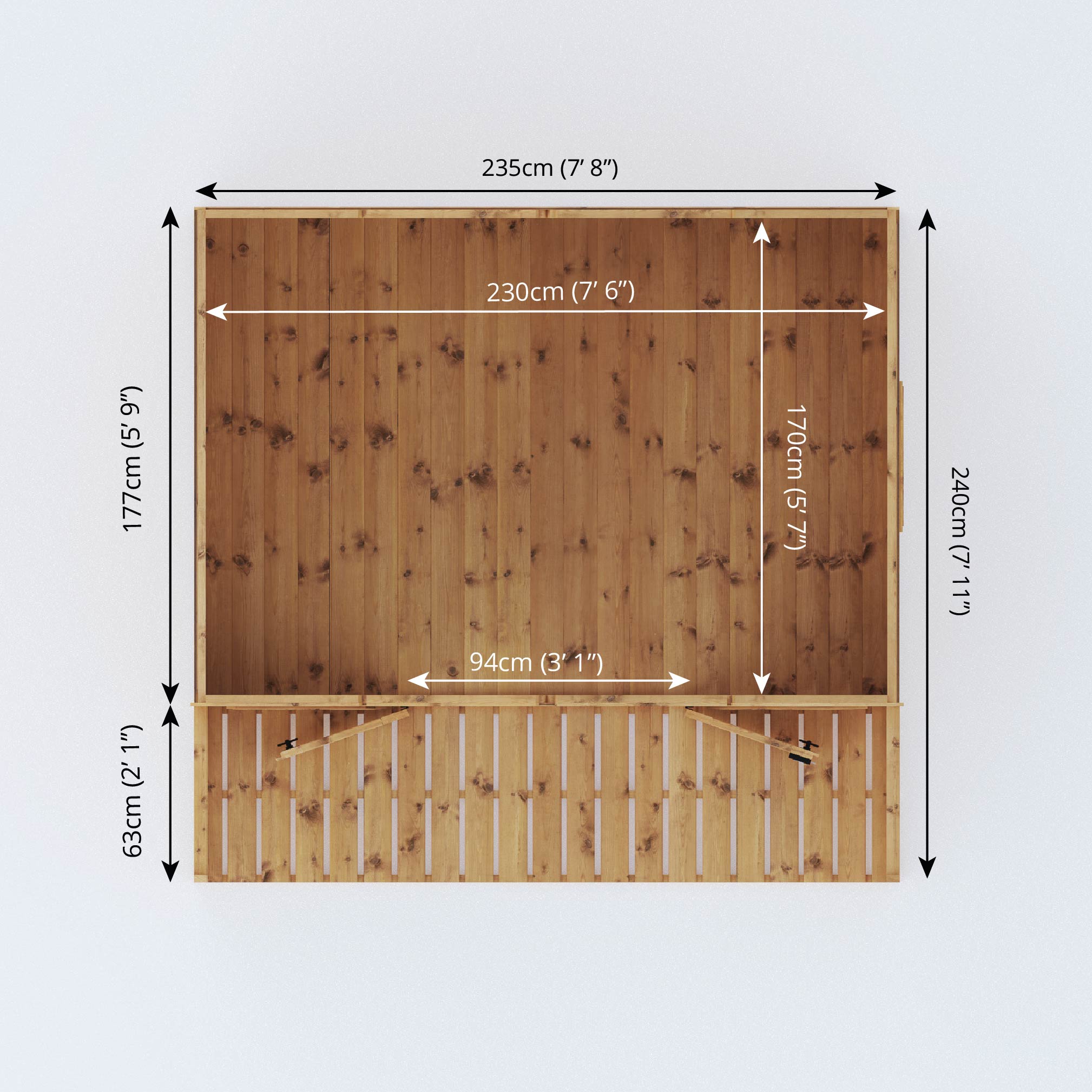 Mercia Wessex Summerhouse (8x8) (SI-003-001-0005 - EAN 5029442075969)