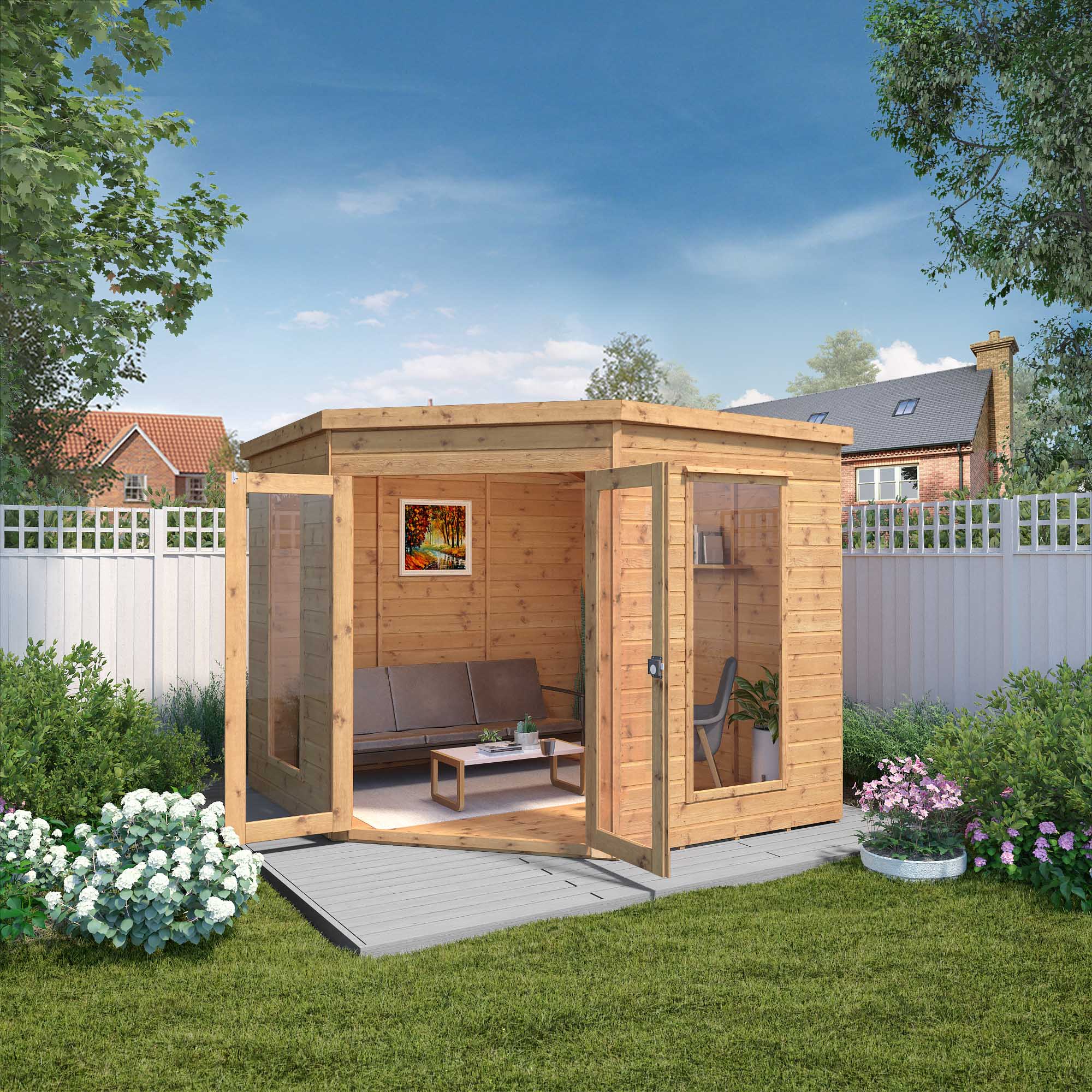 Mercia Premier Corner Summerhouse (8x8) (SI-003-001-0038 - EAN 5029442076553)