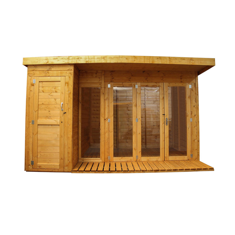Mercia Contemporary Summerhouse with Side Shed (12x8) (SI-003-001-0039 - EAN 5029442076560)