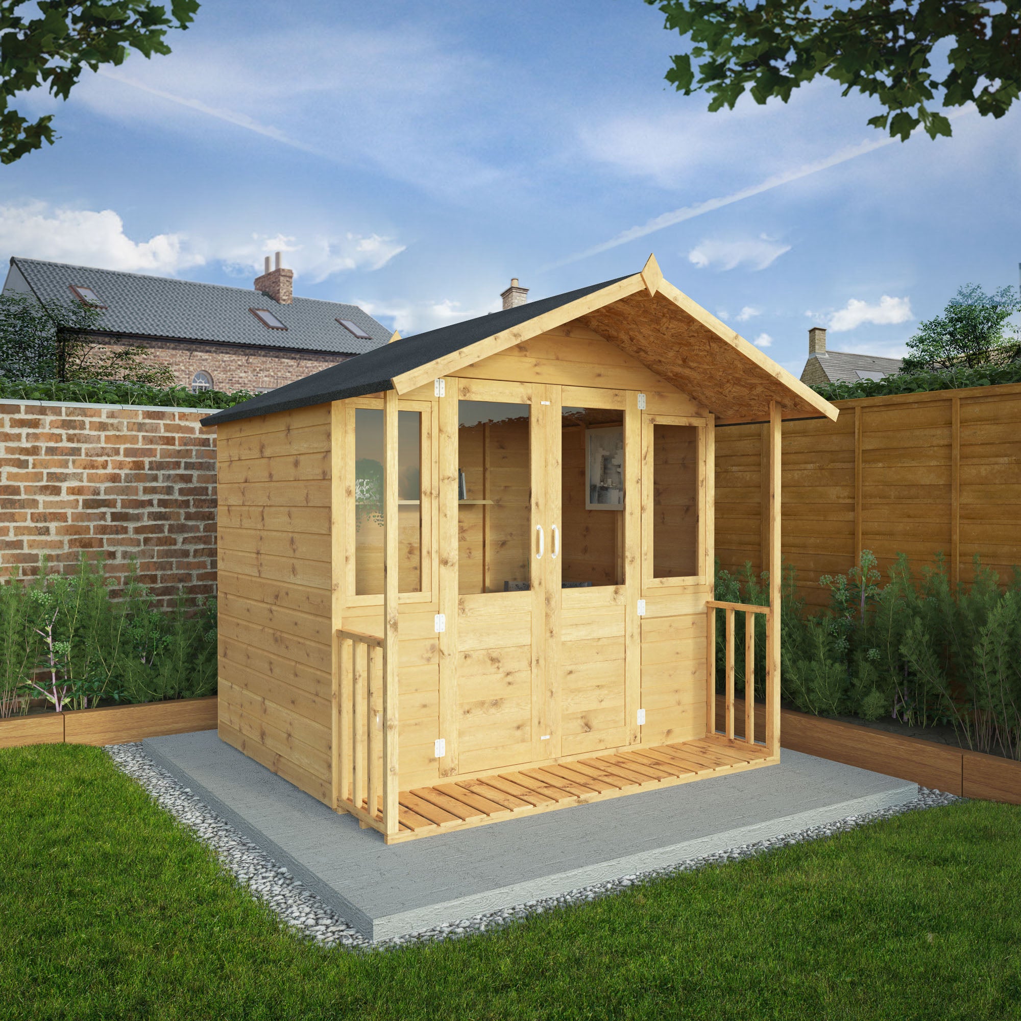 Mercia Bournemouth Wooden Summerhouse (7x7) (SI-003-001-0043 - EAN 5029442077871)