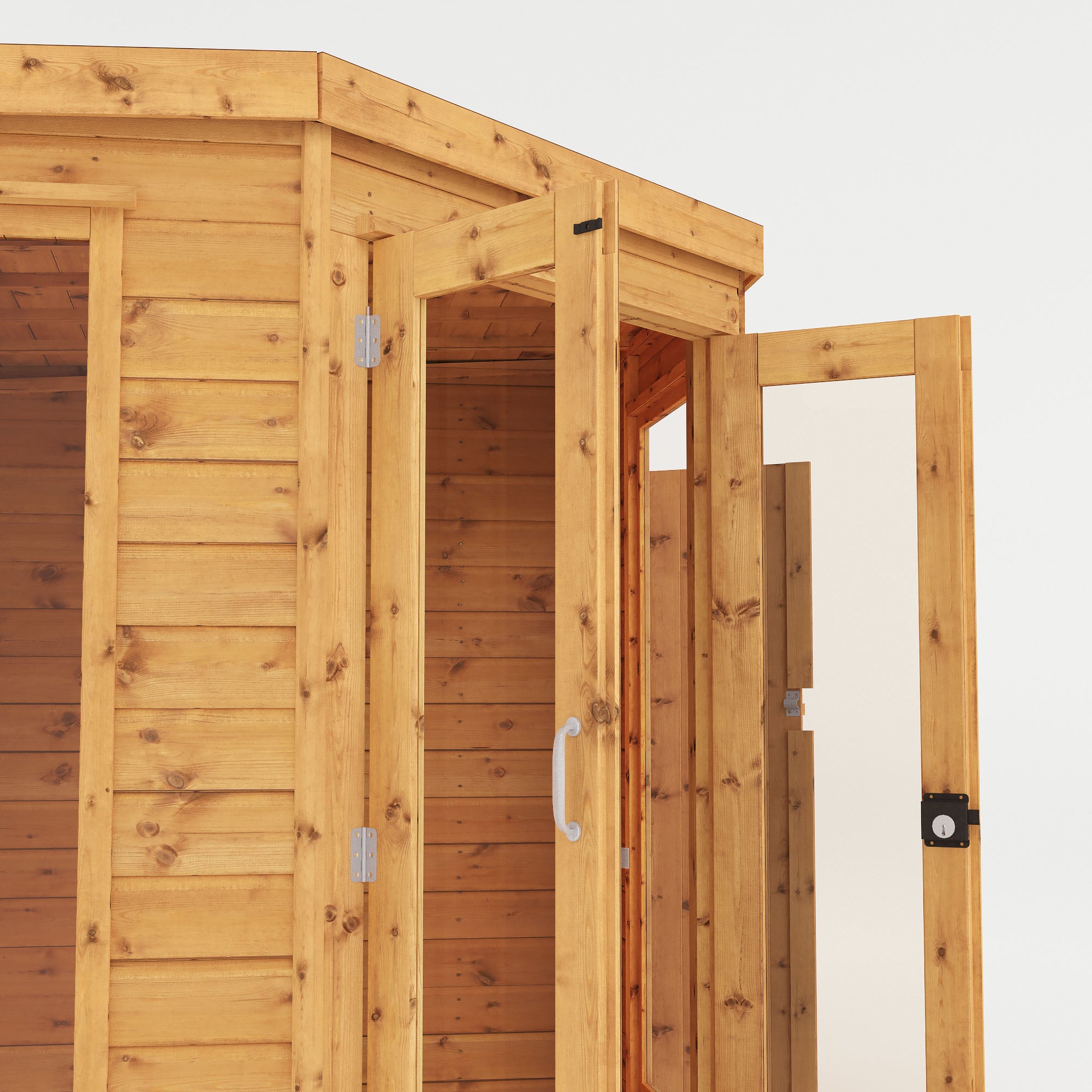 Mercia Premium Corner Summerhouse with Side Shed (11x7) (SI-003-001-0064 - EAN 5029442091006)