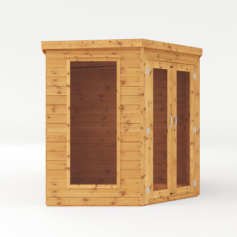 Mercia Premium Corner Summerhouse with Side Shed (11x7) (SI-003-001-0064 - EAN 5029442091006)