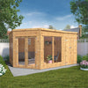 Mercia Premium Corner Summerhouse With Side Shed (9 x 13) (SI-003-001-0079 - EAN 5029442002576)