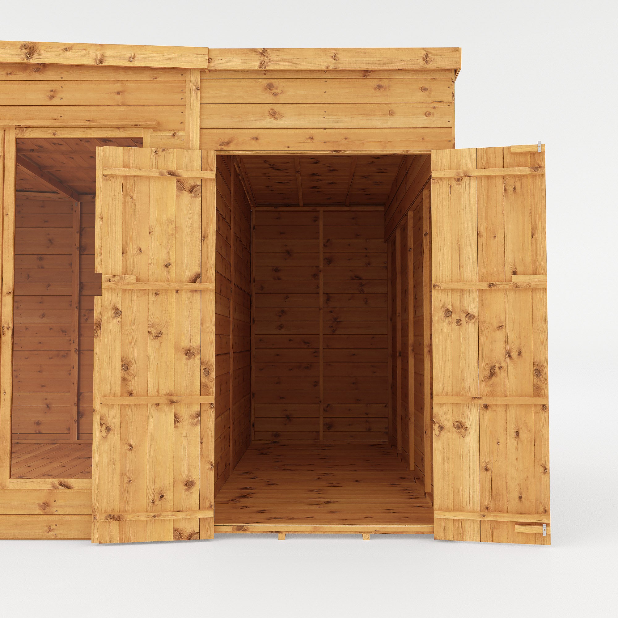 Mercia Premium Corner Summerhouse With Side Shed (9 x 13) (SI-003-001-0079 - EAN 5029442002576)