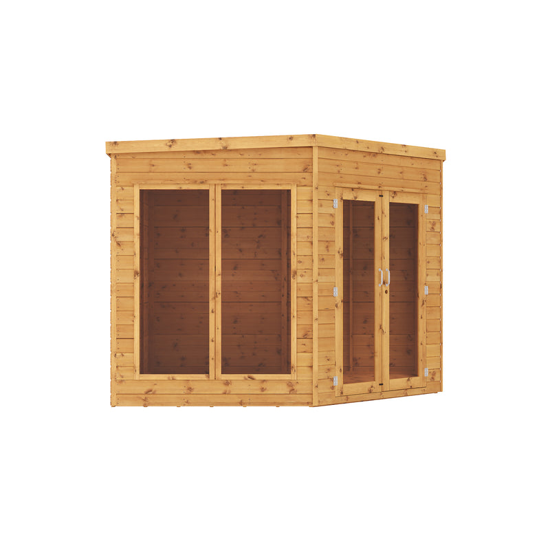 Mercia Premium Corner Summerhouse With Side Shed (9 x 13) (SI-003-001-0079 - EAN 5029442002576)
