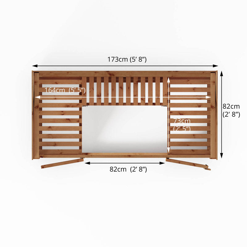 Mercia Traditional Tall Wall Greenhouse (6x3) (SI-004-001-0023 - EAN 5029442091051)