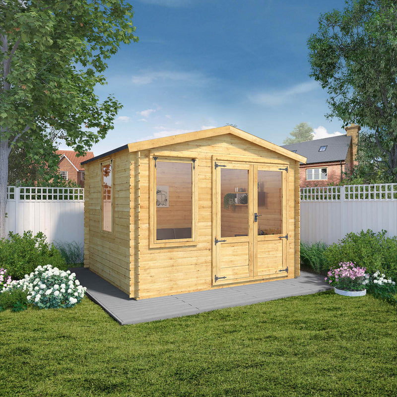 Mercia 19mm Log Cabin (10x9) (3.3m x 3m) (SI-006-001-0022 - EAN 5029442078564)