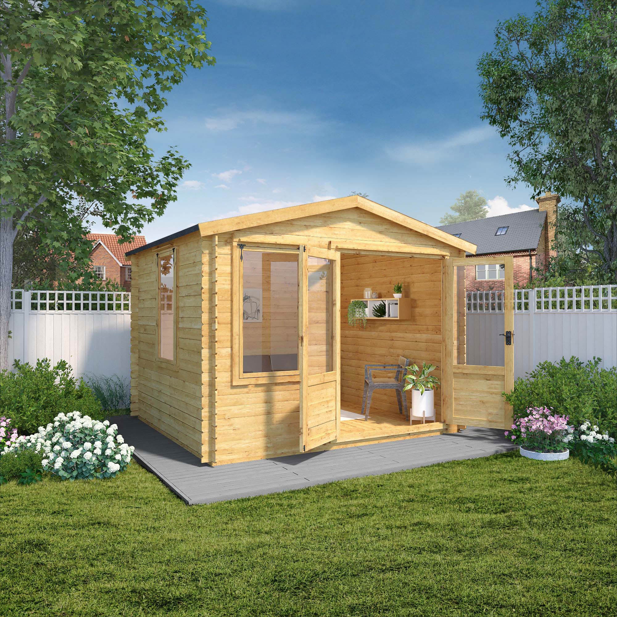 Mercia 19mm Log Cabin (10x9) (3.3m x 3m) (SI-006-001-0022 - EAN 5029442078564)