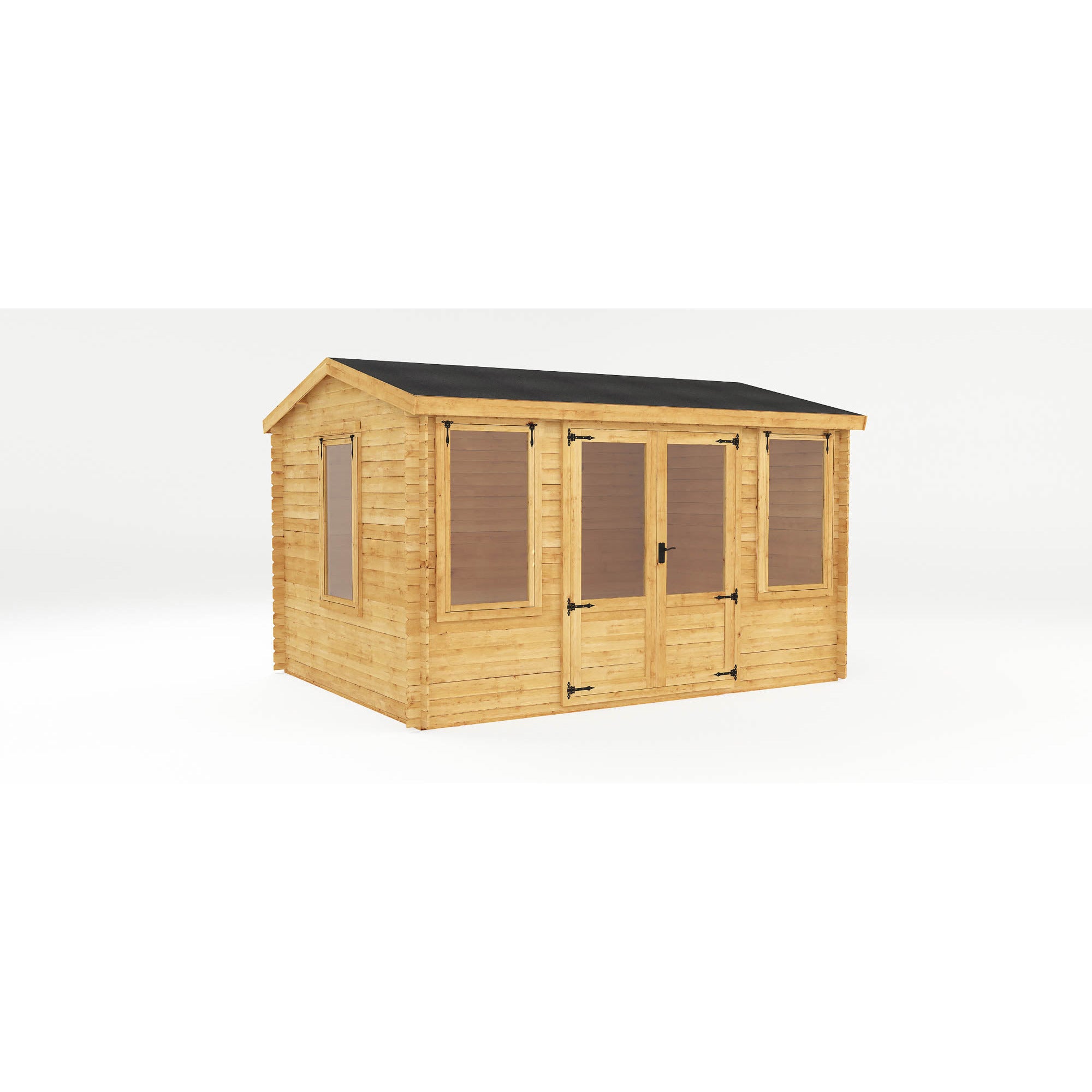 Mercia 19mm Reverse Apex Log Cabin (13x10) (4m x 3m) (SI-006-001-0025 - EAN 5029442088419)