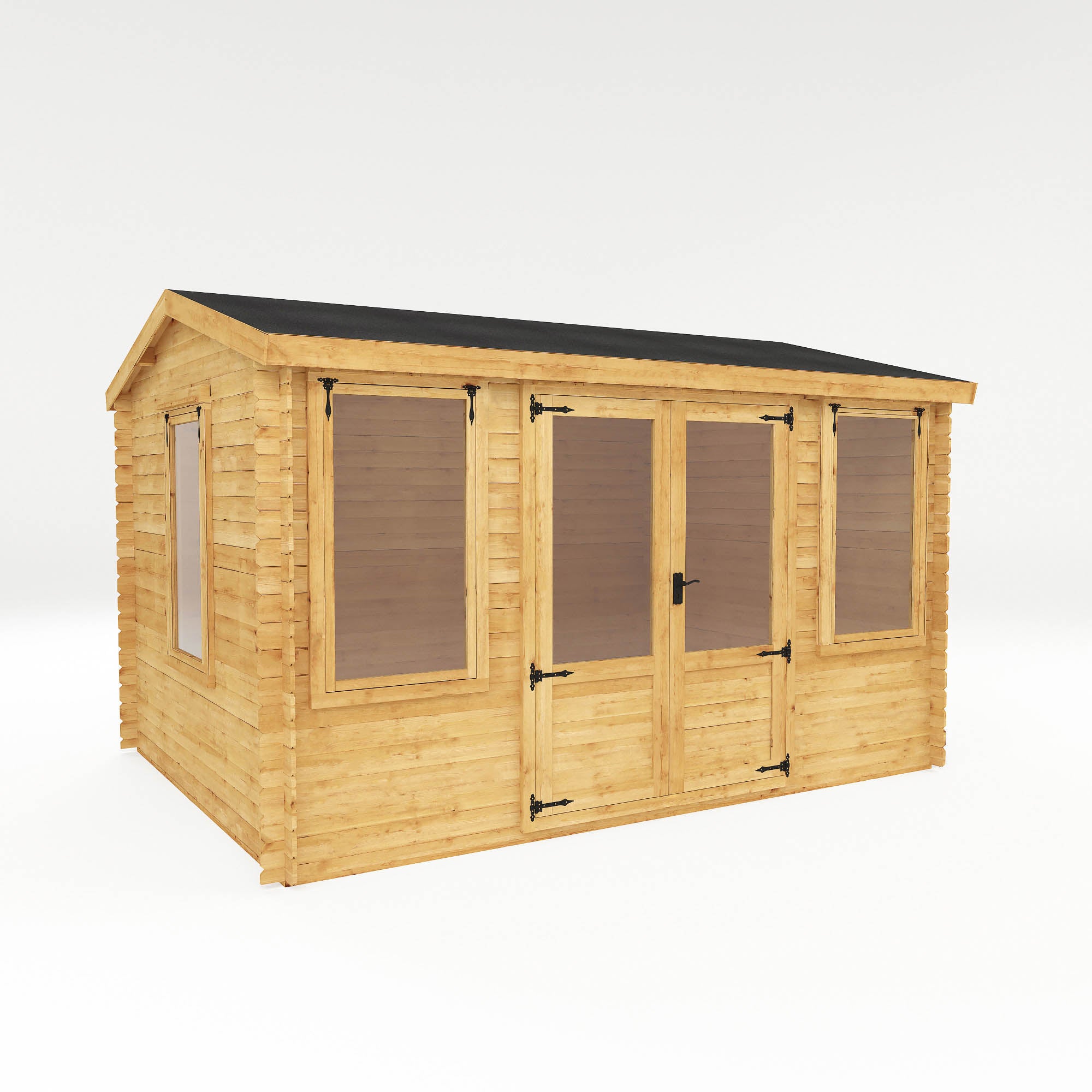 Mercia 19mm Reverse Apex Log Cabin (13x10) (4m x 3m) (SI-006-001-0025 - EAN 5029442088419)