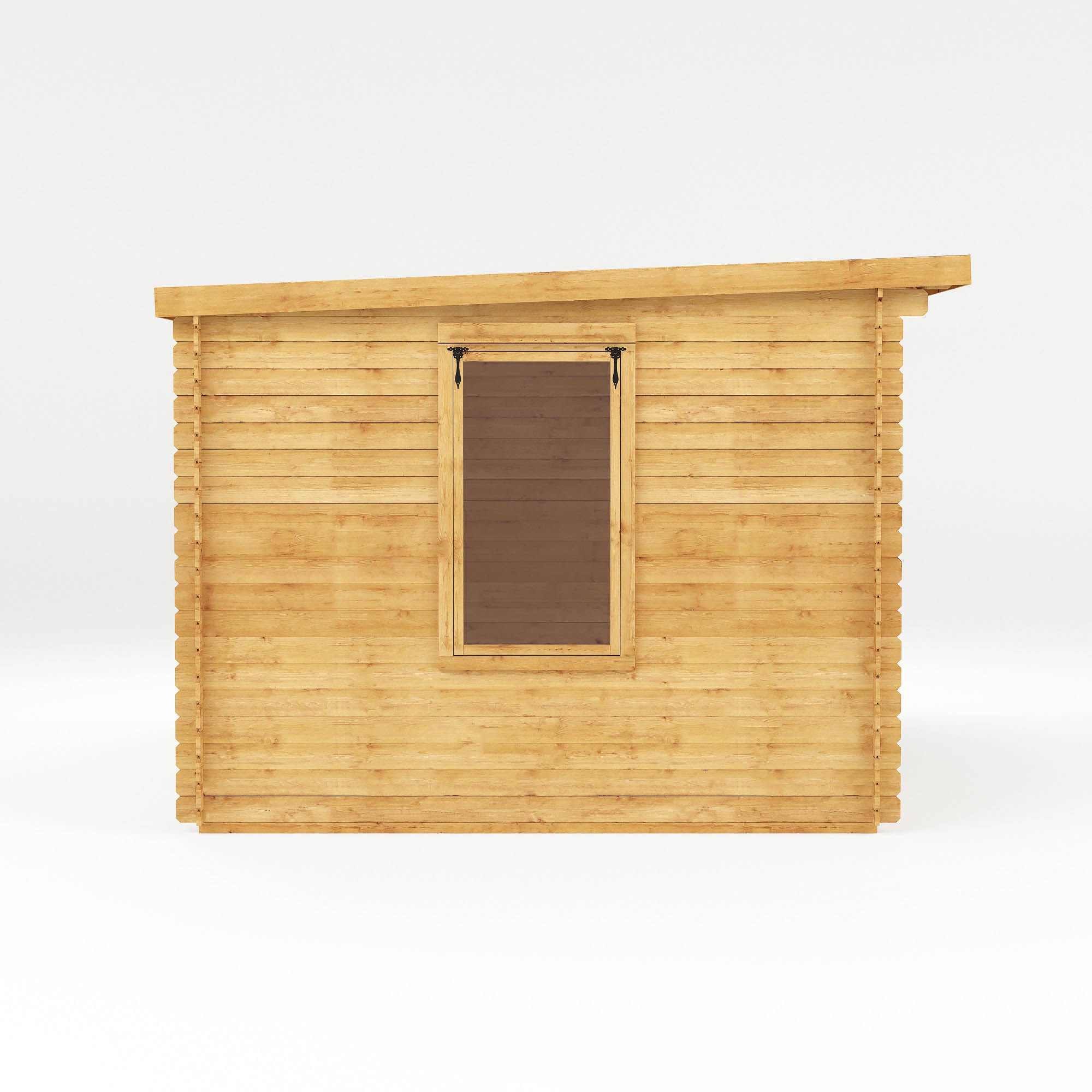 Mercia 19mm Pent Log Cabin with Side Shed (17x10) (5.1m x 3m) (SI-006-001-0036 - EAN 5029442002484)