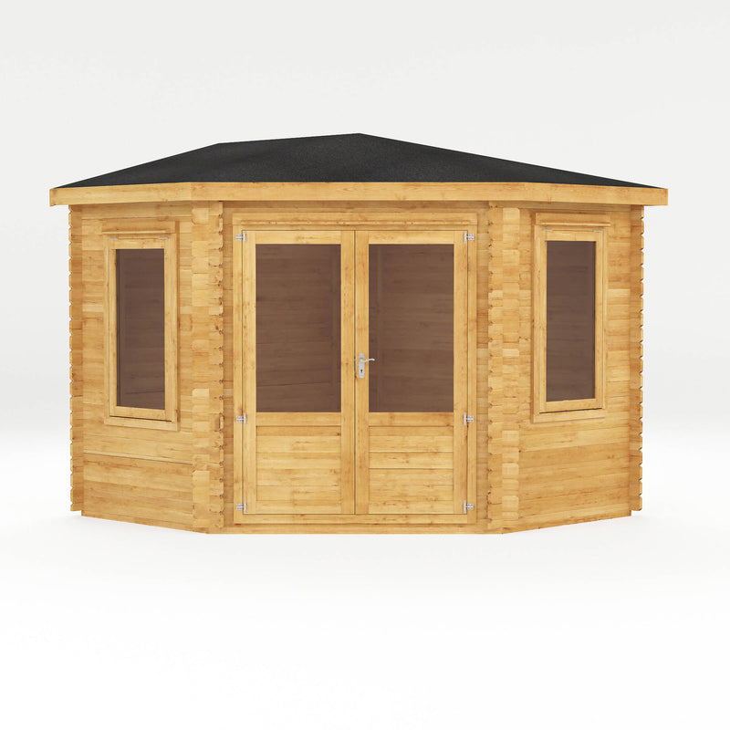 Mercia 28mm Corner Cabin (10x10) (3m x 3m) (SI-006-002-0054 - EAN 5029442002699)