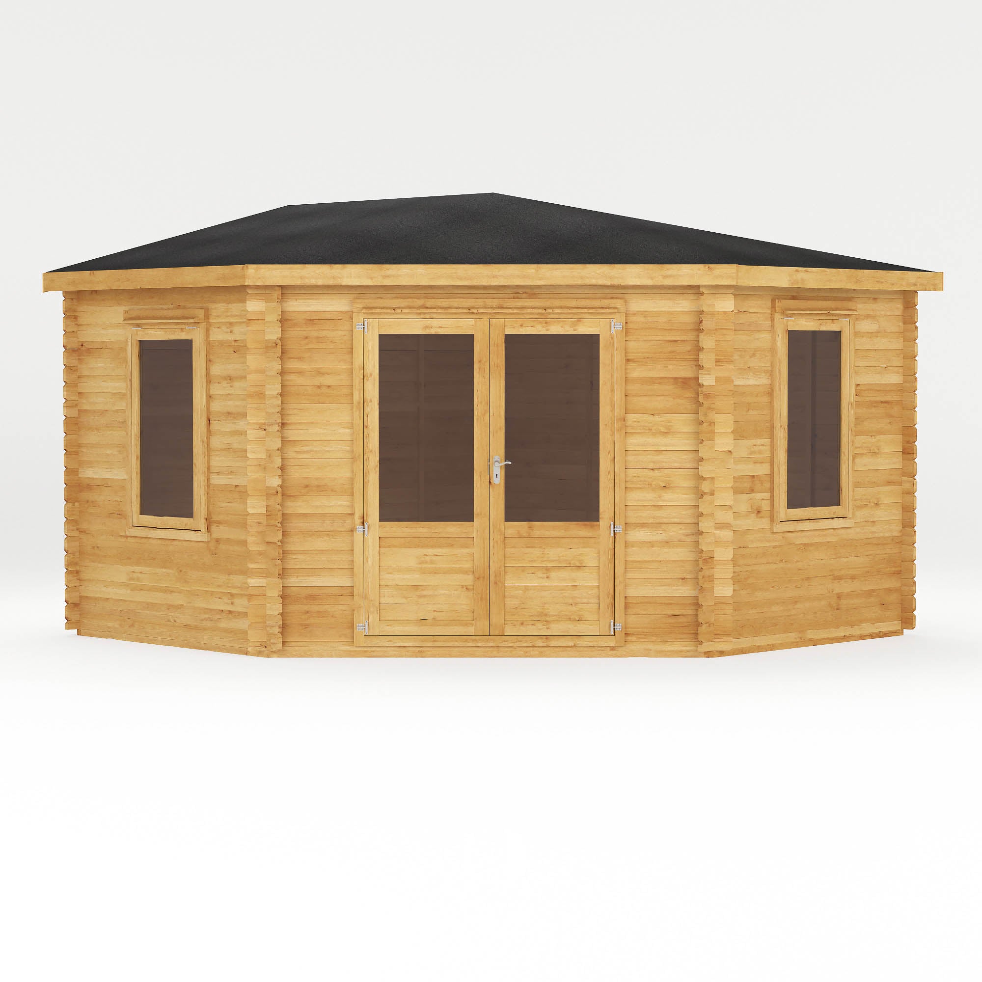 Mercia 28mm Corner Cabin (13x13) (4m x 4m) (SI-006-002-0057 - EAN 5029442002705)