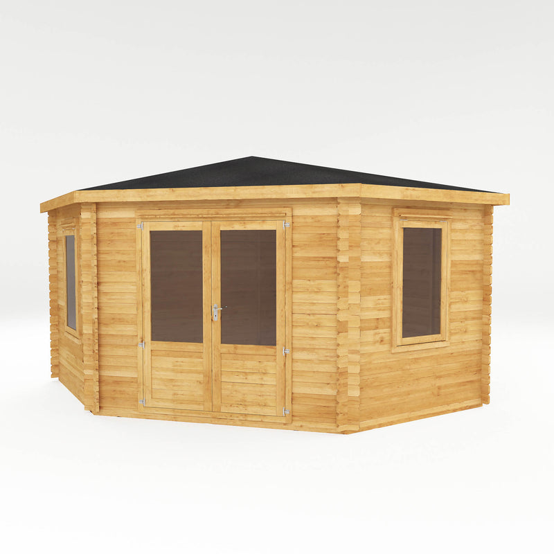 Mercia 28mm Corner Cabin (13x13) (4m x 4m) (SI-006-002-0057 - EAN 5029442002705)