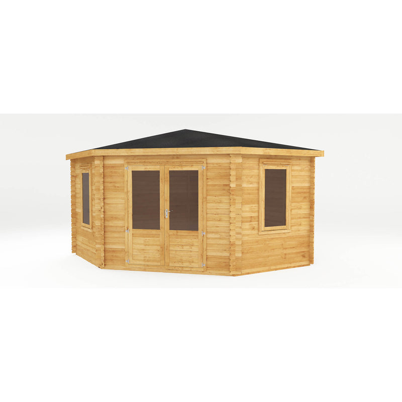 Mercia 28mm Corner Cabin (13x13) (4m x 4m) (SI-006-002-0057 - EAN 5029442002705)