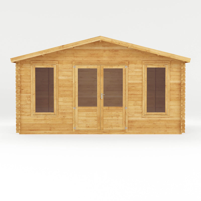 Mercia Retreat 28mm Log Cabin With Double Glazing (16x10) (5m x 3m) (SI-006-002-0059 - EAN 5029442002637)