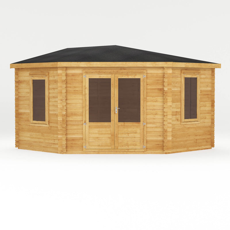 Mercia 34mm Corner Cabin (13x13) (4m x 4m) (SI-006-003-0084 - EAN 5029442005560)