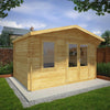 Mercia Retreat 44mm Log Cabin Double With Double Glazing (13x10) (4m x 3m) (SI-006-004-0073 - EAN 5029442002620)