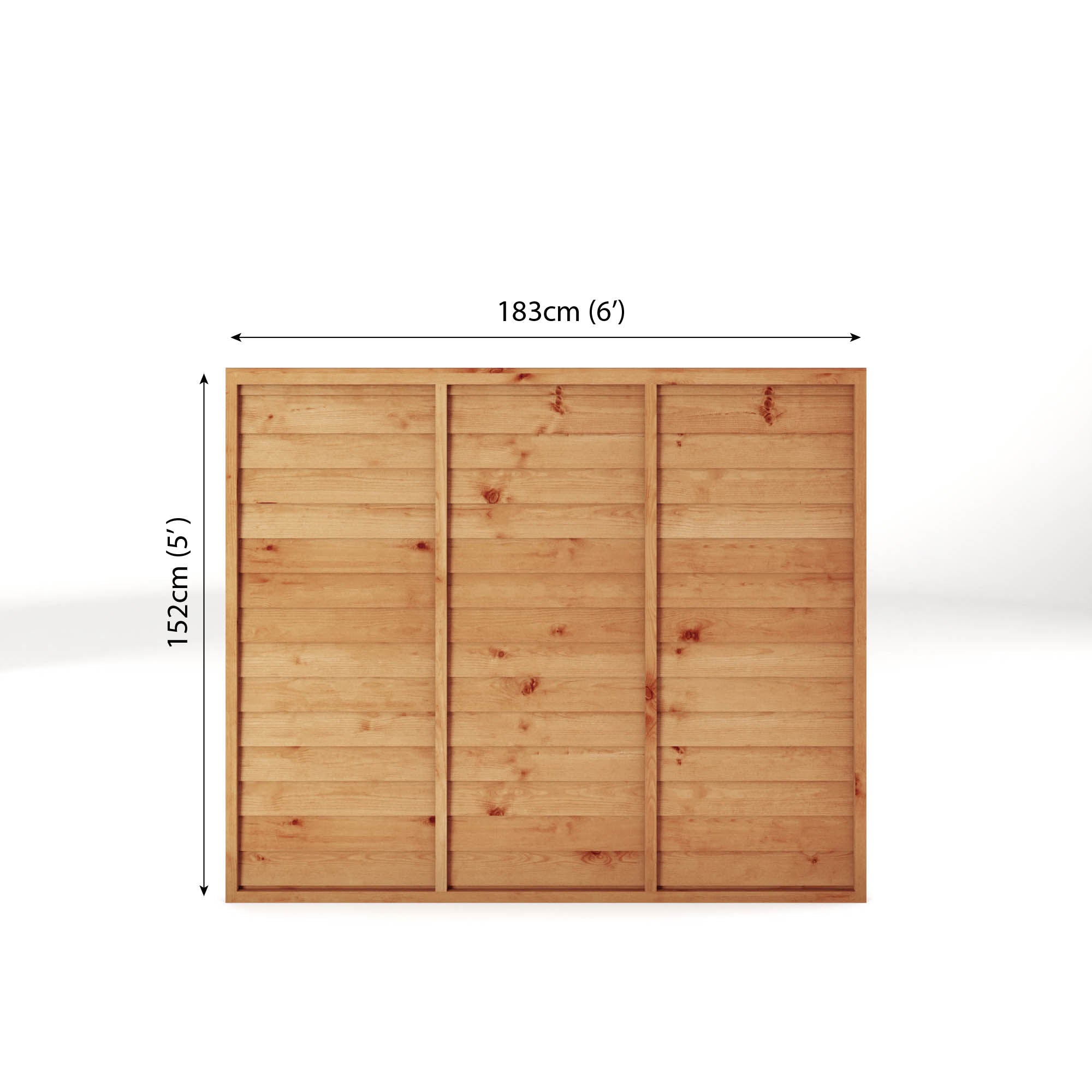 Mercia Super Lap - Pressure Treated Fence Panel (1524mm) (SI-008-047-0002 - EAN 5029442012537)