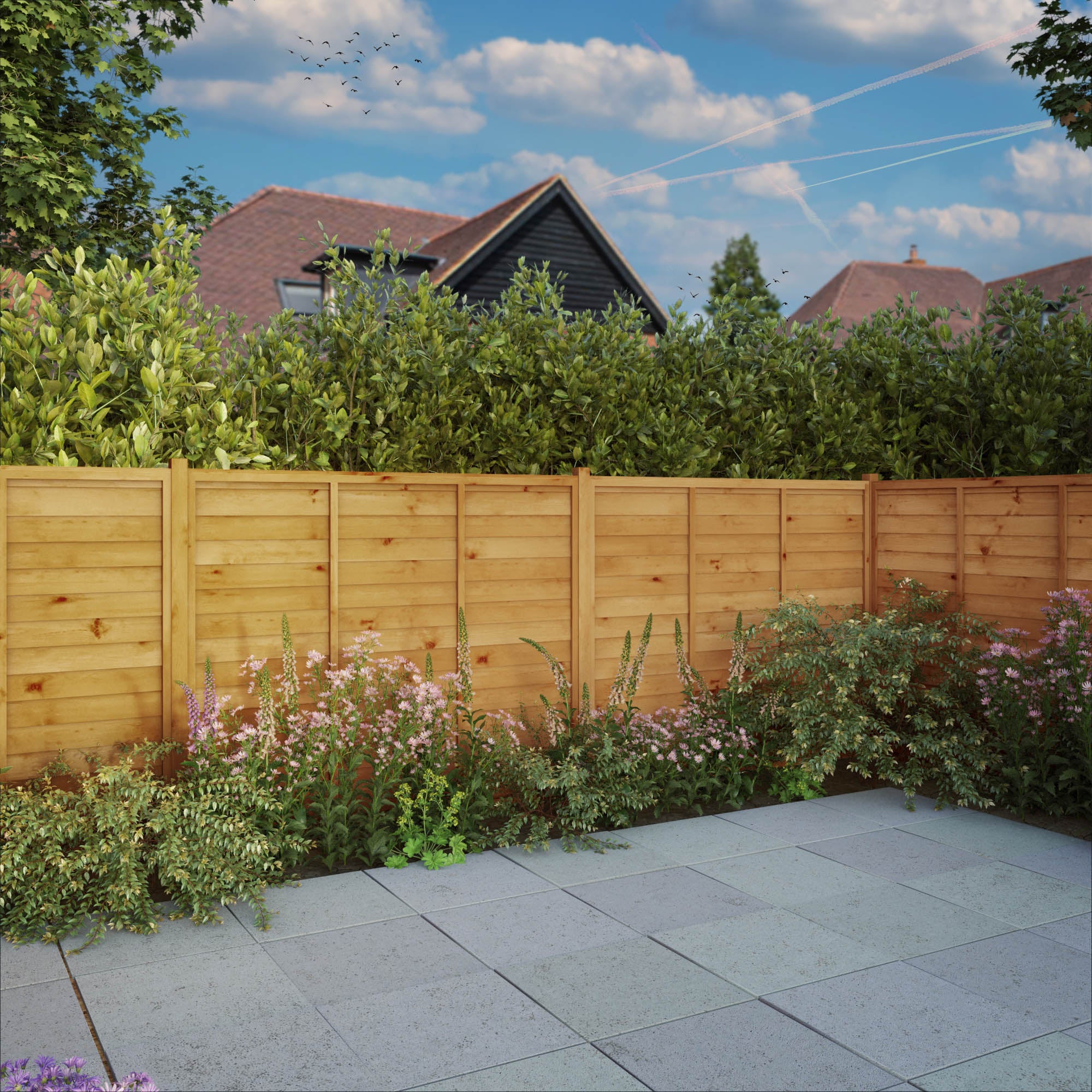 Mercia Super Lap - Pressure Treated Fence Panel (1524mm) (SI-008-047-0002 - EAN 5029442012537)