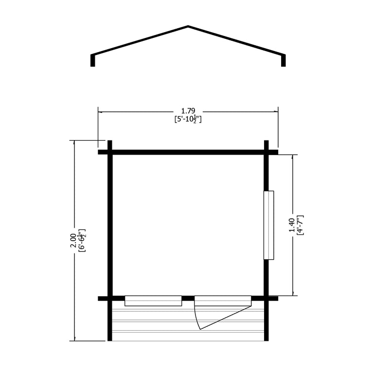 Shire Salcey Playhouse (6x7) SALC0607L28-1AA 5060490130309