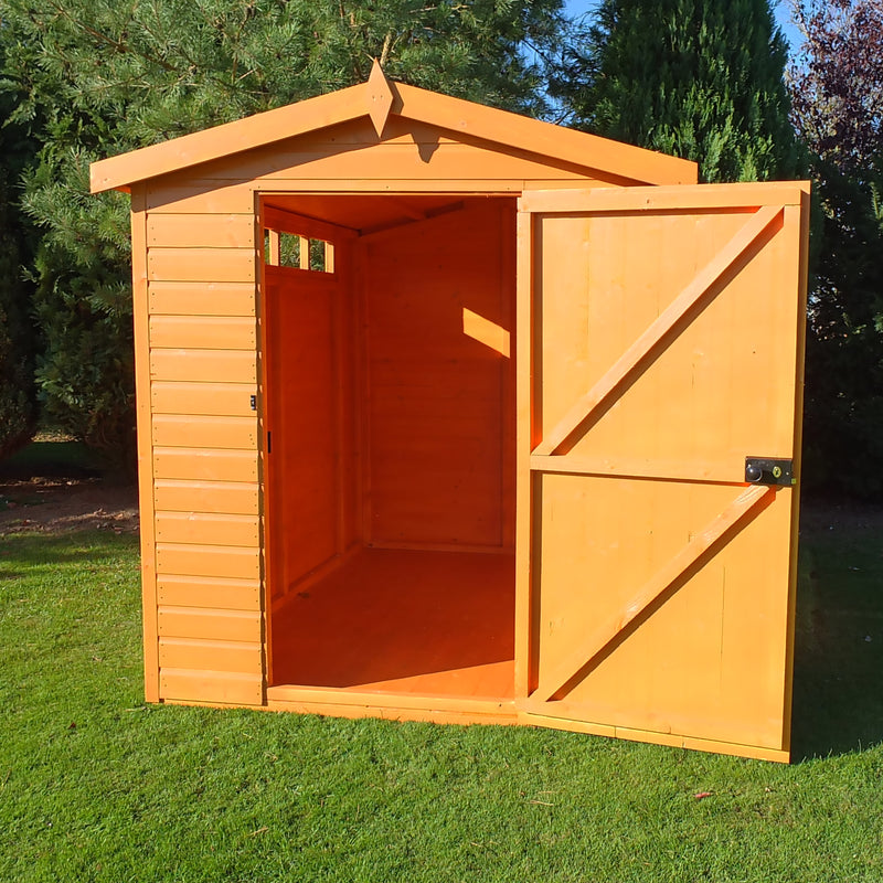 Shire Security Apex Premium Shed Range Single Door (8x6) SECS0806DSL-1AA 5019804122080 - Outside Store