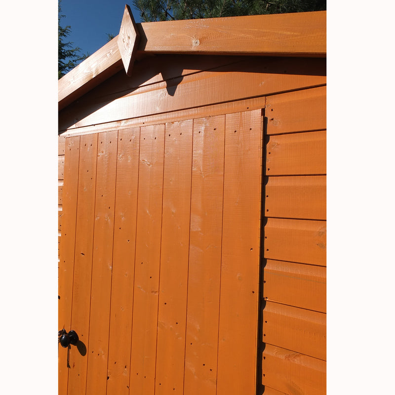 Shire Security Apex Premium Shed Range Single Door (8x6) SECS0806DSL-1AA 5019804122080 - Outside Store