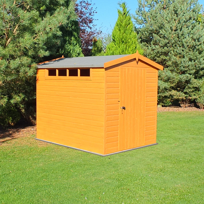 Shire Security Apex Premium Shed Range Single Door (8x6) SECS0806DSL-1AA 5019804122080 - Outside Store