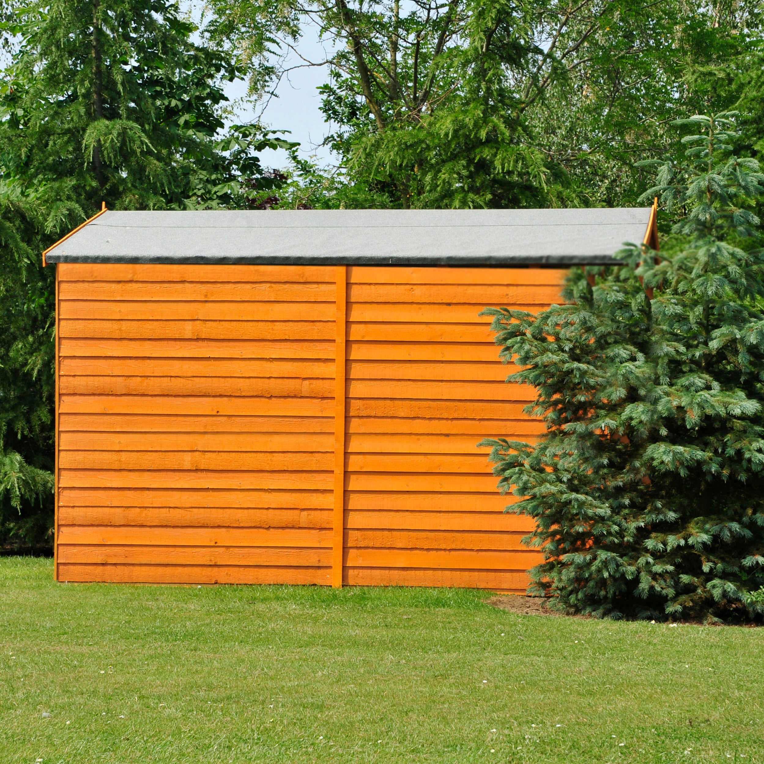 Shire Dip Treated Overlap Shed Double Door Without Windows (10x10) OVEN1010DOL-1AA 5060490134185 - Outside Store