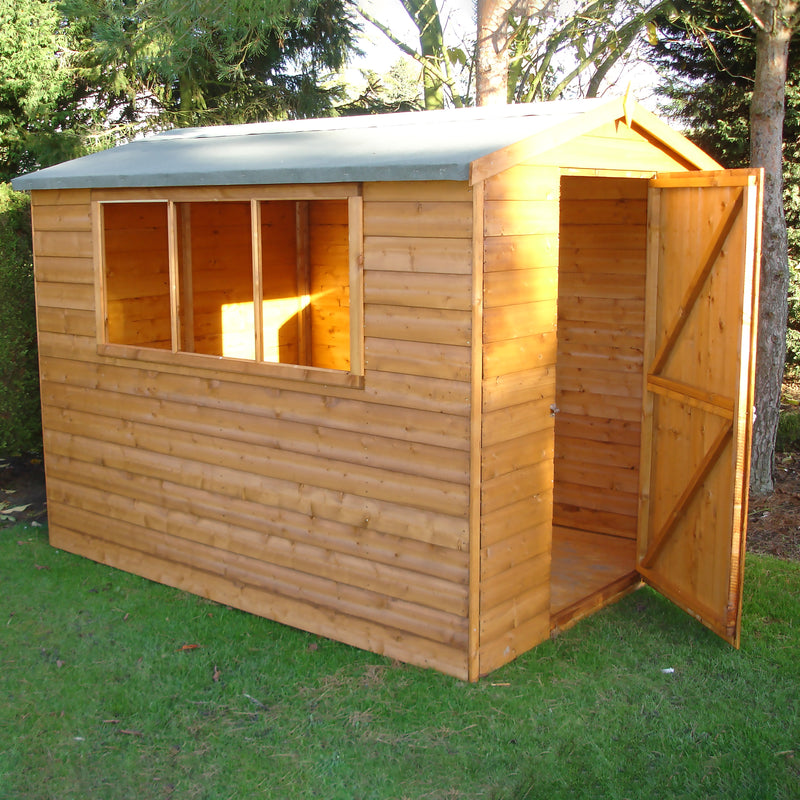 Shire Lewis Premium Shed Range Single Door (8x6) LEWI0806DSL-1AA 5060211117343 - Outside Store