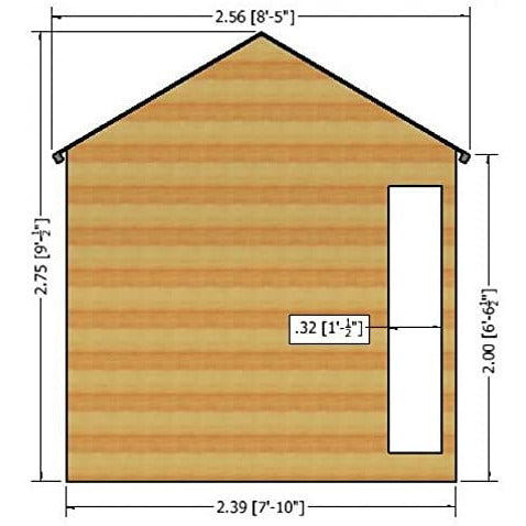 Shire Blenhiem Summerhouse (10x8) BLEN1008DSL-1AA 5019804118892