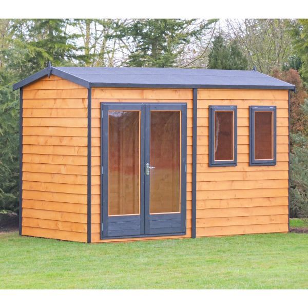 Shire Garden Studio Office Summerhouse (12x12) GDNO1212DLL-1AA 5060490131214