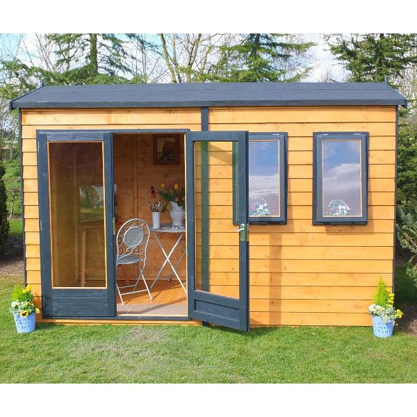 Shire Garden Studio Office Summerhouse (12x12) GDNO1212DLL-1AA 5060490131214