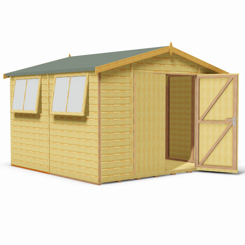 Shire Workspace Premium Shed Range Double Door (10x10) WKSP1010DSL-1AA 5060490130194 - Outside Store