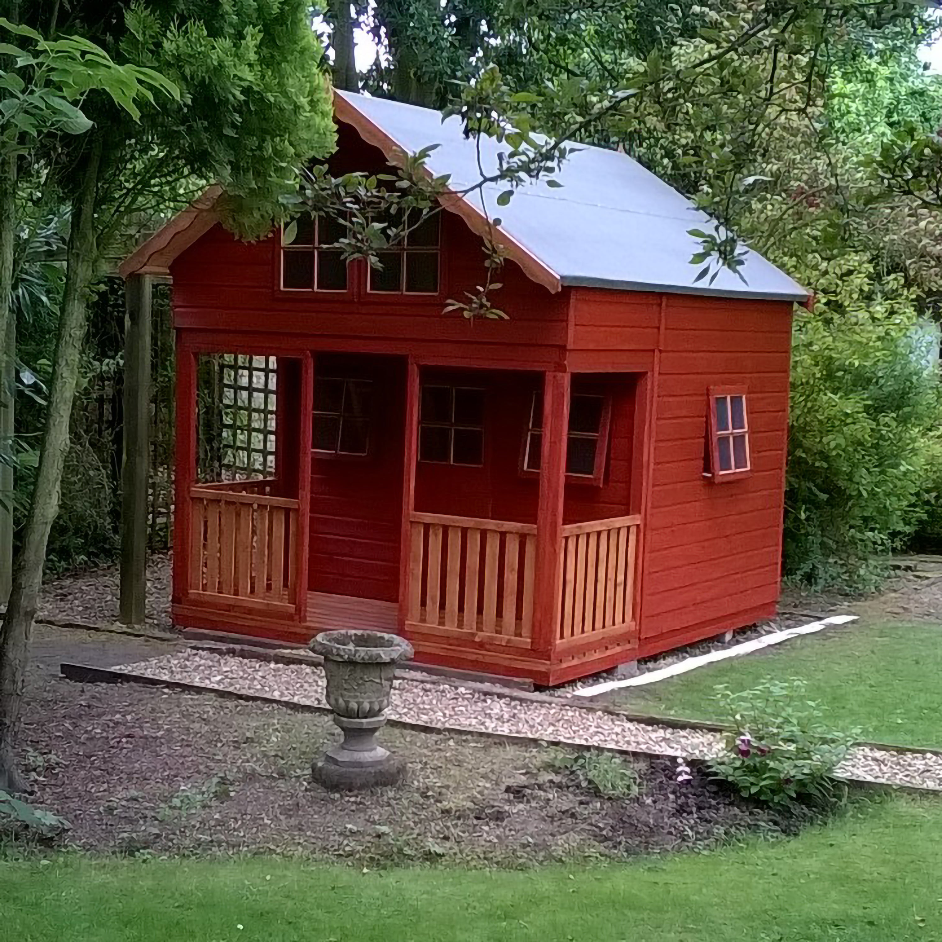 Shire Lodge Playhouse (8x9) LODG0809DSL-1AA 5060437987348